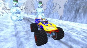 Christmas Monster Truck Racing