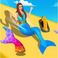 Mermaid Tail Run 3D Online Arcade Game