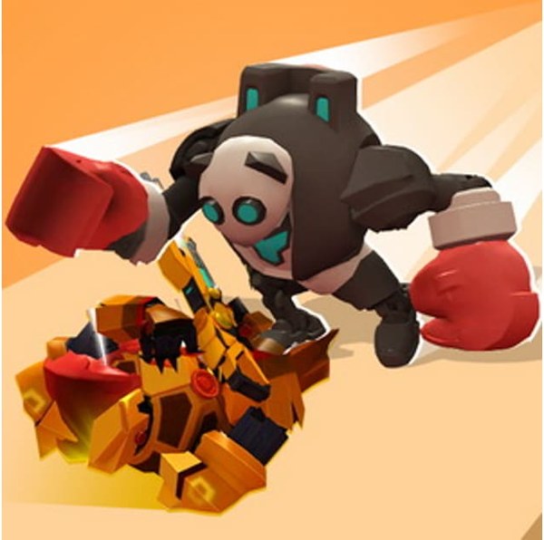 Police Panda Robot Running Arcade Game