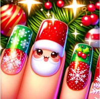Merry Christmas Nail Design Online Game - Dress Up Game