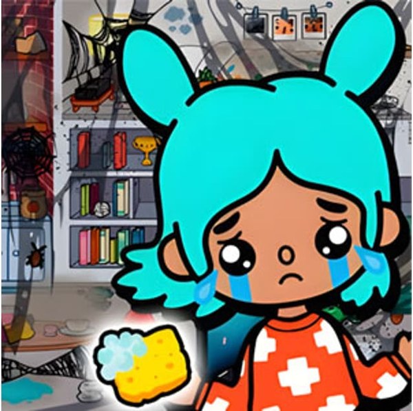 Toka Boka Home Clean Up Design Online Game - Family Simulation Game