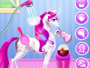Unicorn Magic Pet Care Game