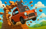 Ratomilton Flying Car Race: Brick Smashing Arcade Game Online