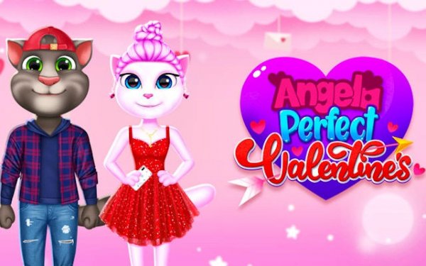 Angela Perfect Valentine: Dress Up & Love Story Online Game