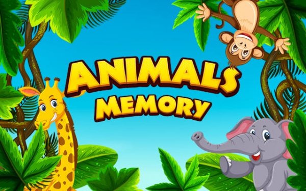 Animals Memory: Match Pairs Online Puzzle Game