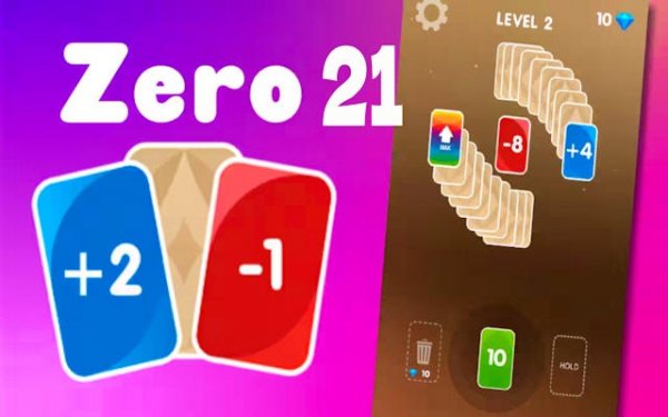 Zero 21 - Free Card Puzzle Game